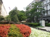 Der beim Hotel gelegene Liszt-Platz ... (05.09.2012)