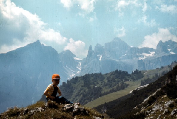 Blick vom Col Pradat ins Mittagstal (02.08.1979)
