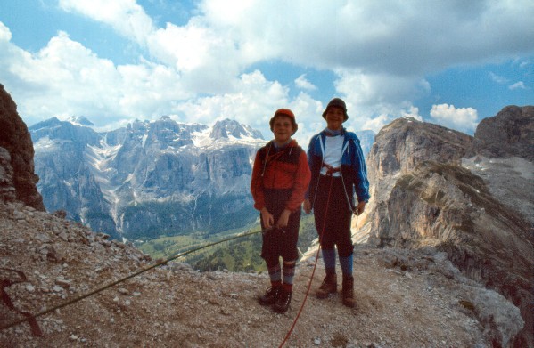 Am Gipfel des Sass Songher (11.07.1983)