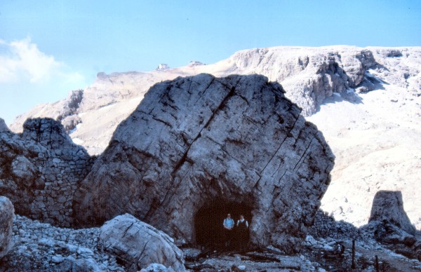 Abstieg vom Lagazuoi (24.07.1988)