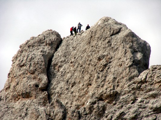 Am Gipfel des Cristallino d´Ampezzo (24.07.2009)
