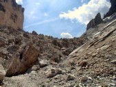 Aufstieg durch das Masare-Kar (14.07.2010)