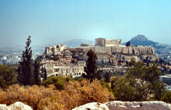 Akropolis vom Musenhügel aus (12.07.1984)