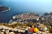 Blick vom Srdj auf Dubrovnik (15.08.1978)