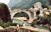 Alte Brücke von Mostar (18.07.1980)