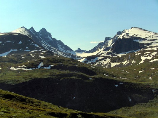 ... des Jotunheimen-Nationalparks auf 1.434 m Höhe. (06.07.2008)