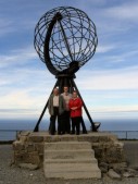 Meine Eltern und ich am Nordkap, dem nördlichsten 