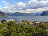 Der Sognefjord, mit einer Länge von 204 km und ... (06.07.2008) 