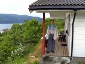 Abschied von der letzten norwegischen Hütte ... (07.07.2008) 