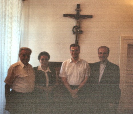 Bei Bischof Radkovsky von Pilsen (14.09.1999)