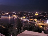 Blick auf Budapest bei Nacht (10.09.2009)