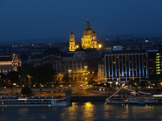 Budapest: Blick zur Stephansbasilika (01.07.2012)