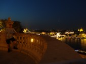 Budapest: Blick auf Parlament, Kettenbrücke und Stephansbasilika (01.07.2012)