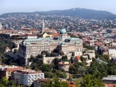 Budapest: Blick zur Burg vom Gellertberg aus (03.07.2012)