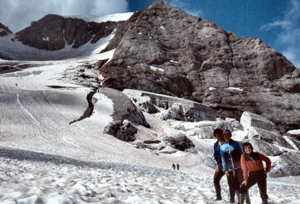 Am Marmolata-Gletscher (16.07.1983)