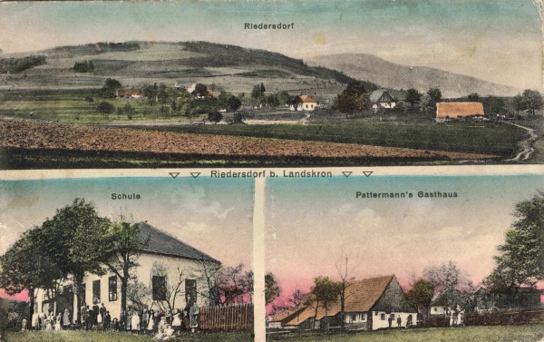 Dieselbe Ortschaft im Jahre 1914