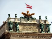 Wien: Detail an der Neuen Hofburg (30.06.2012)